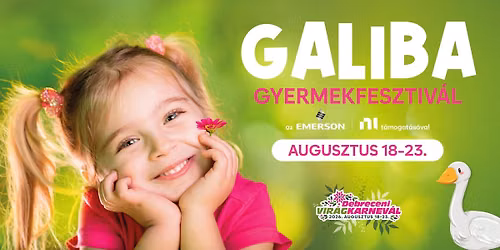 \ud83d\udc25 Galiba Gyermekfesztiv\u00e1l az Emerson | NI t\u00e1mogat\u00e1s\u00e1val 