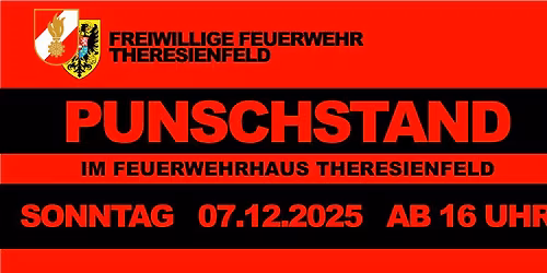 Punschstand der Freiwilligen Feuerwehr Theresienfeld