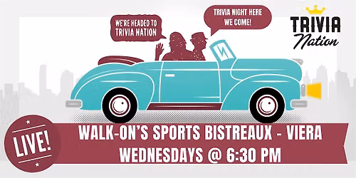 General Knowledge Trivia at Walk On's Sports Bistro Viera - $100 in prizes!