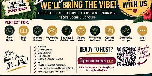 BRING YOUR CREW. WE\u2019LL BRING THE VIBE!