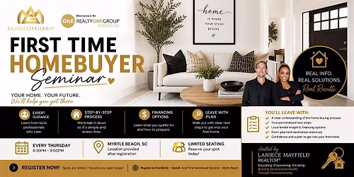 First-Time Home Buyer Seminar | Myrtle Beach, SC Area
