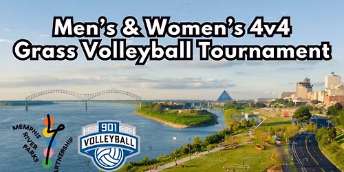 Tom Lee Park Men's & Women's 4v4 Grass Volleyball Tournament