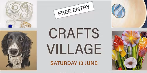 Crafts Village at the Ely Arts Festival Fun Day - 13 June 2026