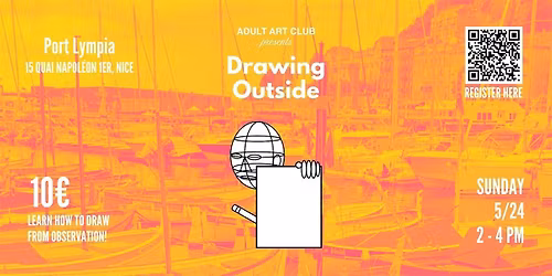 Observational Sketching Class at Nice Port(Nice, FR)