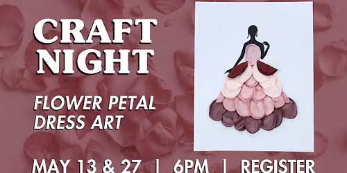 Craft Night: Flower Petal Dress Art