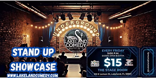 Lakeland Comedy Underground showcase!
