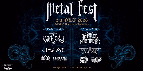 Metal Fest @ Kulturhuset J\u00f6nk\u00f6ping 