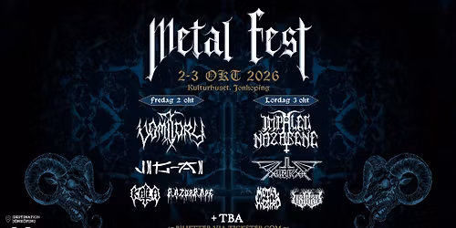 Metal Fest @ Kulturhuset J\u00f6nk\u00f6ping 