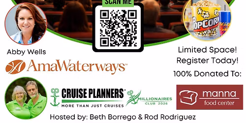 Under the Tuscan Sun - movie matinee with Cruise Planners Beth Borrego, Rod Rodriguez & AmaWaterways