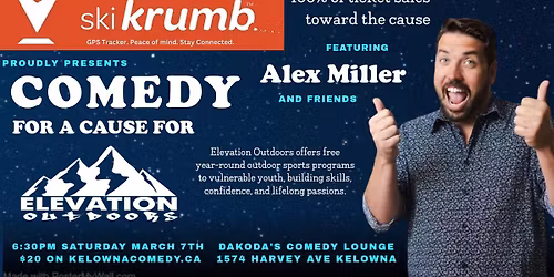 skiKrumb presents Comedy for Cause for Elevation Outdoors