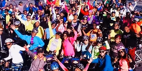 510 Hikers on another cycle party through the Embarcadero and Golden Gate!! 