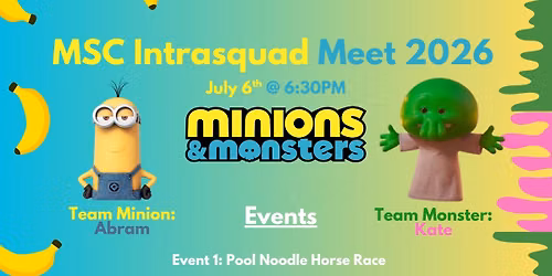 MSC Intrasquad Meet 2026: Minions vs. Monsters