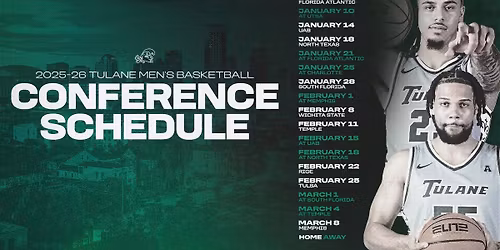 Parking Florida Atlantic Owls at Tulane Green Wave Mens Basketball