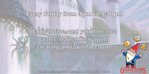 Learn to Play Magic at Gnome Games Appleton North