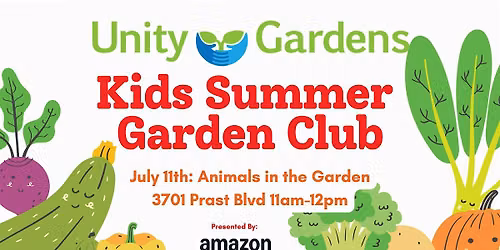 Animals in the Garden: Kid's Summer Garden