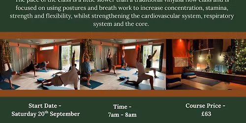 Men's Active Hatha Vinyasa Yoga - 6 Week Beginners Course 