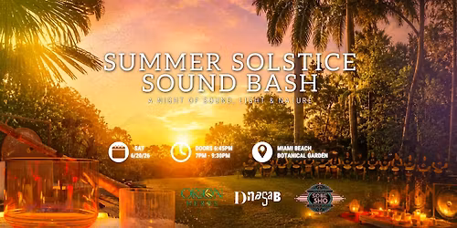 Summer Solstice Sound Bash
