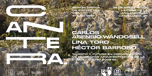 CANTERA EN LA CASA DE LA ARQUITECTURA