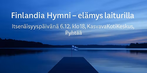\ud83c\uddeb\ud83c\uddee Finlandia Hymni \u2013 el\u00e4mys laiturilla