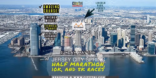 Jersey City Spring Half, 10K & 5K Races