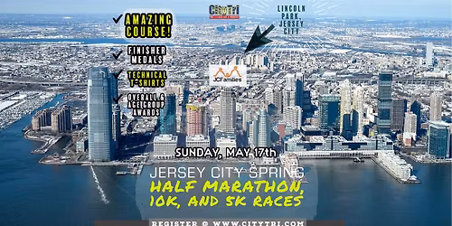 Jersey City Spring Half, 10K & 5K Races