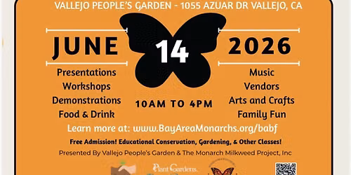 Bay Area Butterfly Festival 2026