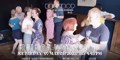 Balboa Workshop for intermediate-advanced dancers with Anne and Carsten