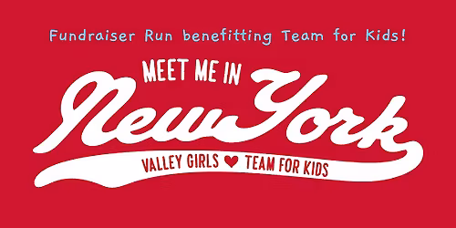Valley Girls Run Club Meet Me in New York Fundraiser Run