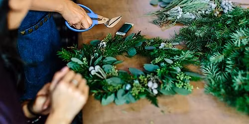 Christmas wreath workshop and Sunday lunch