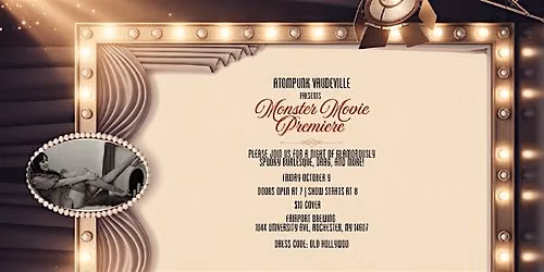 Monster Movie Premiere: Variety Show
