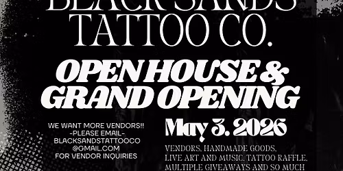 Black Sands Tattoo Co. Grand Opening Party 