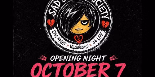 Sad Sounds Society: EMO Night -Opening Night feat. DJ Aaron Bliss
