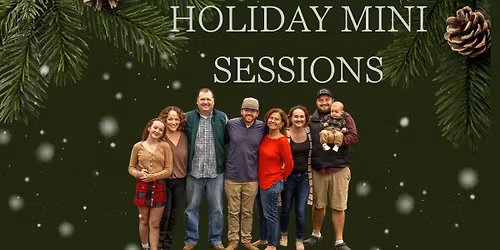 Holiday Mini Sessions - Fundraiser