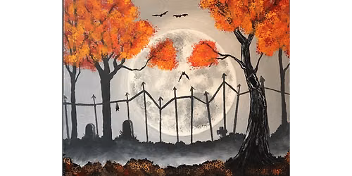 Haunted Moon - Paint and Sip in Norfolk | Classpop!\u2122
