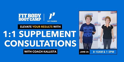 1:1 SUPPLEMENT CONSULTATIONS