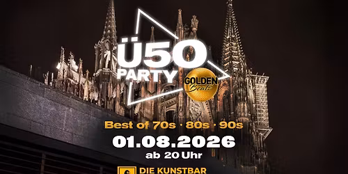 Golden Beats \u2013 \u00dc50 Party in der Kunstbar