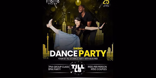 Till L8 Dance Party \u2013 Swing Edition \u2013 25 July 2026