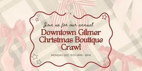 Christmas Boutique Crawl