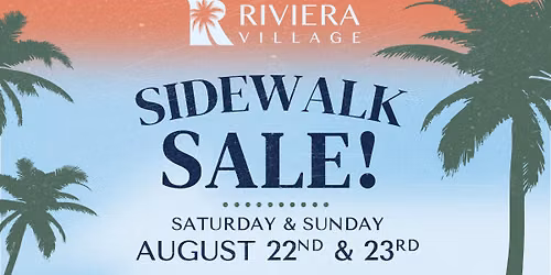 2026 Riviera Village Sidewalk Sale