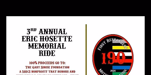 3rd Annual Eric Hosette Memorial Ride