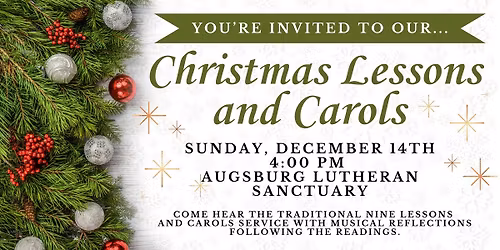Christmas Lessons & Carols Service 