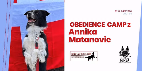 OBEDIENCE CAMP z Annika Matanovic w Dog Hub