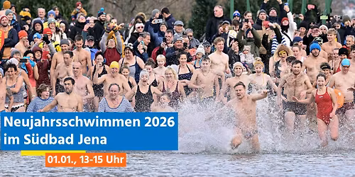Neujahrsschwimmen im S\u00fcdbad Jena 2026