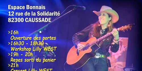 Workshop & Concert de Lilly West dans le Tarn-et-Garonne
