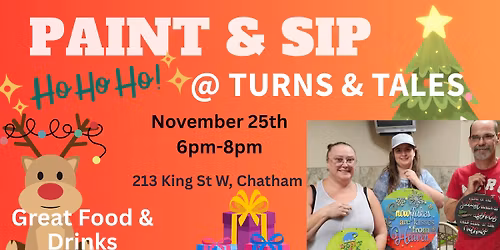 Paint & Sip @Turns & Tales SOLD OUT