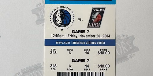 Dallas Mavericks at Portland Trail Blazers at Moda Center