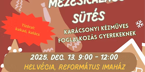 Karácsonyi kézműves foglalkozás gyerekeknek