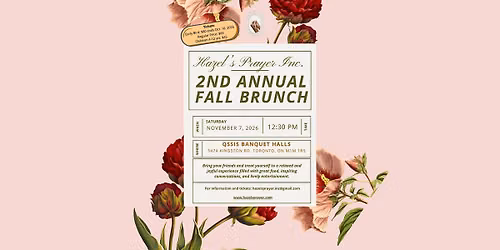 Hazel's Prayer Inc: 2nd Annual Fall Brunch