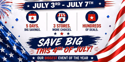 Get ready for our BIGGEST SALE OF THE YEAR!