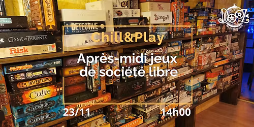 Chill&Play - Apr\u00e8m' Jeux de soci\u00e9t\u00e9 libre